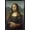Black Framed Version, variant on Mona Lisa by Leonardo da Vinci Wall Poster, 22.375" x 34" Framed