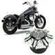 thumbnail image 1 of Tapa Del Tanque De Gasolina De La Motocicleta, Tapa Del Tanque De Aceite De Reemplazo Directo Fácil De Instalar Con Reloj Para Fat Cvo Fxdfse: 2009 Para Fxdp 2001-2004, 1 of 7