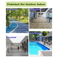 thumbnail image 2 of Set de pickleball NQV con red del tamaño de media cancha de 10 pies y 4 palas, 2 of 3
