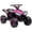 Pink, variant on Sunnyfree 12V Kids Ride-On ATV, Electric Quad with Forward & Reverse, Wear-Resistant Wheels, Headlights, Horn, Music & USB, 3-5 Years, Yellow