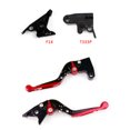 thumbnail image 1 of Levier de Frein d'Embrayage Réglable pour Trident 2022 Bobber 2017-2019 Tiger 800 Red, 1 of 4
