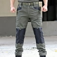 thumbnail image 3 of Pantalons de Randonnée pour Hommes, Pantalons Cargo pour Hommes avec Poches, Pantalons Légers de Pêche Militaire, Pantalons Légers pour Hommes, Pantalons 3/4 pour Hommes, 3 of 6