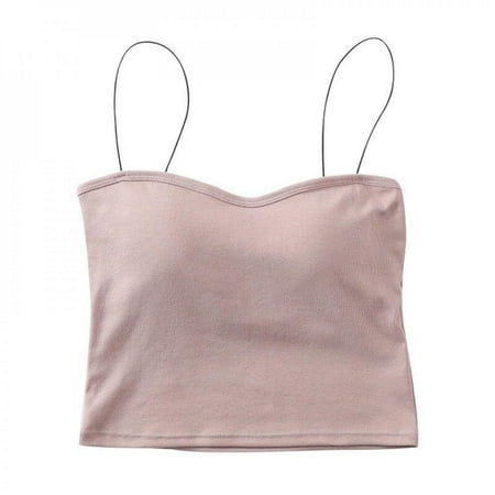 

Spree Women Sling Tube Top Bra Breathable Chest Pad Underwear Strapless Blouse Tube Top