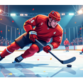 thumbnail image 3 of Hockey Sports Backdrop Ice Rink Banner Photography Background for Events Parties Sports Bar Decor Durable Fabric Photo Studio Prop Game Night Display, 3 of 3