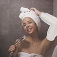 thumbnail image 4 of HEALEEP 2Pcs Adult Shower Bathing Covers White Washable Comfortable Waterproof Sleeves, 4 of 8