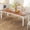Walnut & White, variant on Tribesigns Dining Table for 6-8 Person, 78 inch Long Rectangular Kitchen Dining Table for Living Room and Dining Room, 78.7 x 27.5 x 29.5 Inches (Only Table, Brown)