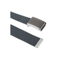thumbnail image 3 of Cinturón de Lona Unisex sin agujeros hebilla Deslizante Ajustable Ancho 1 5/8' y 1 1/2' Gris Oscuro 24-34 uxcell, 3 of 6