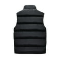 thumbnail image 4 of Frontwalk Men Sleeveless Vest Winter Warm Quilted Coats Full Zip Sleeveless Padded Jackets with Pocket for Outdoor Work Business, 4 of 8