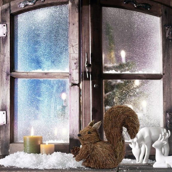 Homoyoyo Grey Squirrel Figurine for Garden Landscaping, Outdoor Decor, Home Decoration, Yard Ornament, Holiday Xmas