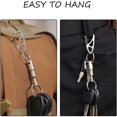 thumbnail image 4 of 2pcs quick release detachable key rings pull apart key rings double split key rings, 4 of 5