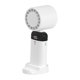 thumbnail image 5 of Mini ventilador portátil, mini ventilador portátil con soporte para teléfono, ventilador de cuello, tres velocidades, viento, ventilador de escritorio Blanco Sunnimix admirador personal, 5 of 8