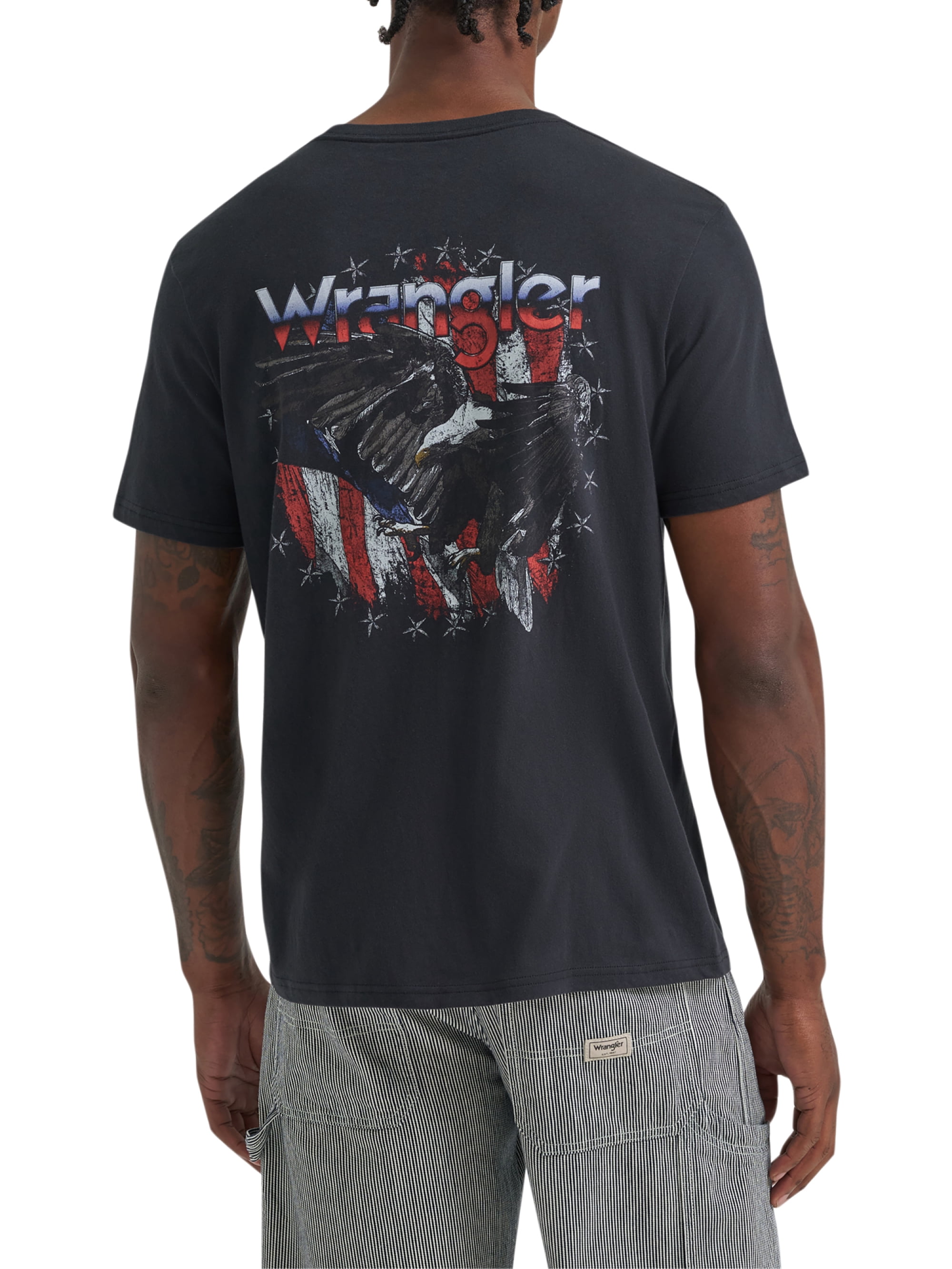 Wrangler® Men's and Big Men's Regular Fit Short Sleeve Graphic Tee, Sizes S-3XL