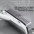 thumbnail image 4 of Wrjufa Floor Scrub Brush With Long Handle, 2 In 1 Scrape Brush Stiff Bristle Brush Scrubber,Cleaning Brush For Deck Bathroom Tub Tile Grout Patio Garages Floor Scrub Brush A, 4 of 8