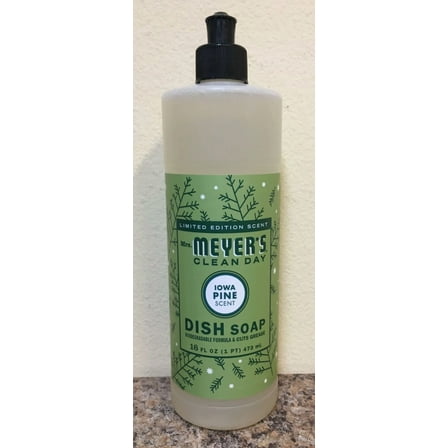 Mrs. Meyer'S Clean Day Limited Edition Iowa Pine Scent Liquid Dish Soap 16 Oz.