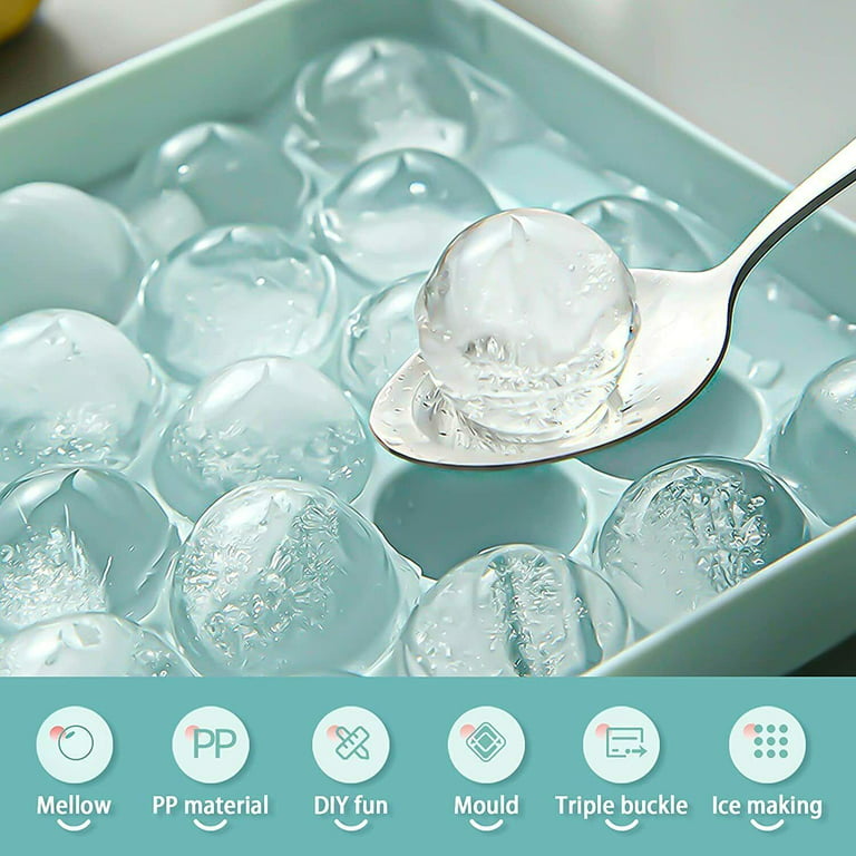 100X Disposable Ice Cube Bags 2400 Ice Cubes Mold Tray Self-Seal