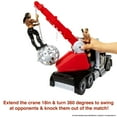 thumbnail image 5 of WWE Wrekkin' Rampage Rig Vehicle Breakaway Truck with Wrekkin' Ball, WWE Championship & Accessories, 5 of 8