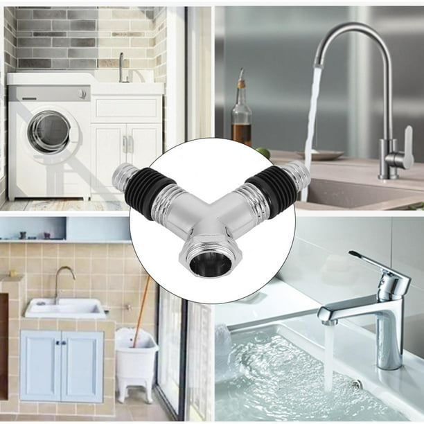 Dioche Floor Drain Adapter Connect Water Tube Y Pipe Connector
