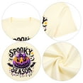 thumbnail image 5 of VILOVE Women Halloween T-Shirt Spooky Season Letter Print Pumpkin Graphic Crew Neck Tee Tops, 5 of 5