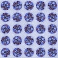 thumbnail image 1 of Ahgly Company Tapis d'Intérieur Lavable en Machine Carré Bleu Ardoise Transitionnel, 4 Pieds Carré, 1 of 7