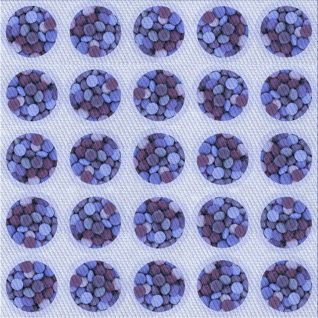 Ahgly Company Tapis d'Intérieur Lavable en Machine Carré Bleu Ardoise Transitionnel, 4 Pieds Carré