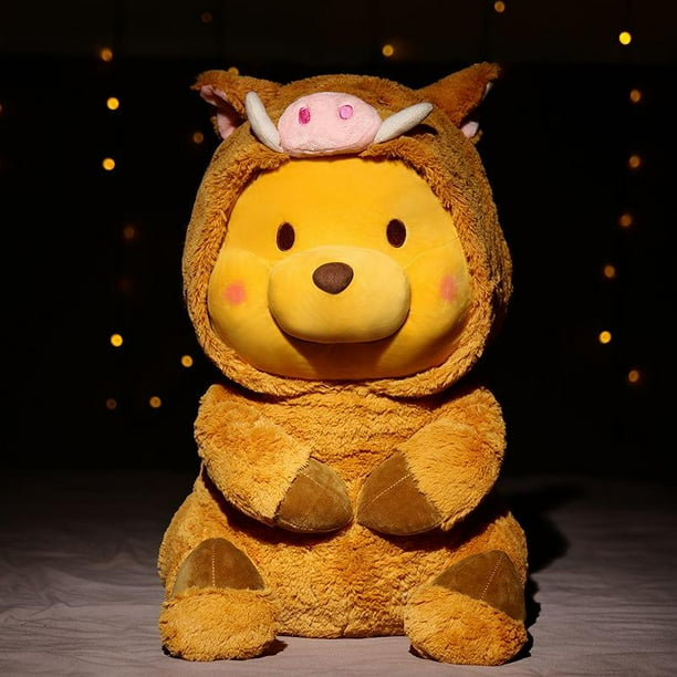 Muñeco de peluche de Winnie the Pooh de Disney, almohada de tela de juguete, oso durmiendo, regalo para niñas, novedad de 2021 zhangyuxiang LED