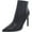 Black Leather, variant on Nine West Womens Tennon Leather Pointed Toe Ankle Boots