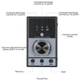 thumbnail image 2 of Contrôleur, 3 Modes Ordinateur Usb Réglage Audio Bouton Compatible Ordinateur Pc 3 Modes et Jouer Ordinateur Usb Ordinateur Réglage Audio un Clic Dsfen, 2 of 7