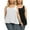 2-1,Black+White, variant on COMFREE Women's Camisole with Built in Bra Plus Size Tank Top Cami Flowy Casual Tops with Adjustable Strap (S-4XL)