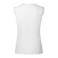 thumbnail image 6 of OKBOP Ladies Tops And Blouses,Fashion Sexy V-Neck Lace Patch Vestsolid Color Sleeveless Tank Plus Size Blouse Shirt Stays, 6 of 9