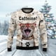 thumbnail image 3 of Suéter navideño feo para hombre con estampado 3D de gato maullido de PLstar Cosmos, jersey de punto informal unisex de invierno MYY24, 3 of 5