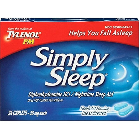 Tylenol Simply Sleep Nighttime Sleep Aid Caplets-24