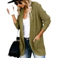 thumbnail image 2 of No Buttons Open Front Women Casual Knit Cardigans, 2 of 4