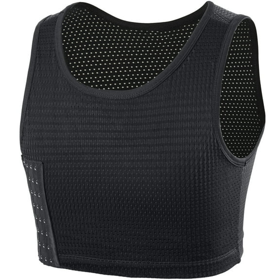 XUJI Women Chest Binder Breathable Half Breast Binder Compression Bra (W, 4XL)