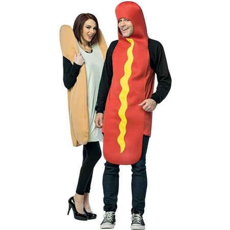 Hot Dog and Bun Couples Halloween Costumes