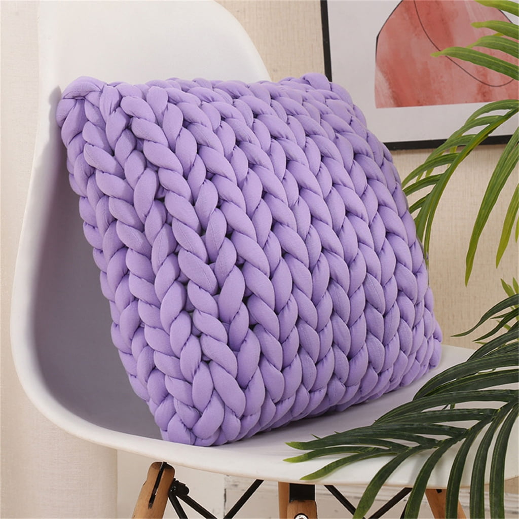 YIEMEEN Big Twist Tube Yarn Chunky Yarn Easy to Use for Knotted Pillows and Scarves