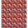thumbnail image 3 of Moroccan Duvet Cover Set Queen Size, Oriental Wavy Curvy Pattern with Spring Nature Inspired Retro Style Art Motifs, Decorative 3 Piece Bedding Set with 2 Pillow Shams, Multicolor, by Ambesonne, 3 of 3