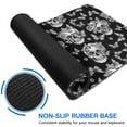 thumbnail image 6 of Long Mouse Pads for Desk,Black Skull Butterfly Pattern Desk Mats on Top Of Desks, Desk Mouse Pad Extra Large with 3mm Non-Slip Base and Stitched Edge for Gaming,Office,Work,Home 47.3"x23.6", 6 of 6
