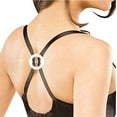 thumbnail image 2 of 3 Piece Women's Non-slip Elastic Bra Strap Holder Racer Back & 12 Bra Strap Clips - Conceal Straps, 2 of 10