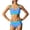 Sky Blue, variant on Girls Swimsuits Tankini Set with Shorts Criss Cross Bathing Suits Tween Teen Juniors Girl Two Piece Swimwear