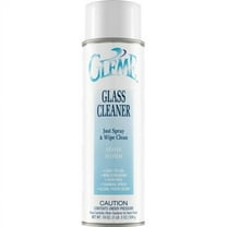 Claire Gleme Glass Cleaner, Fresh Scent, 19 oz Aerosol Spray, Dozen