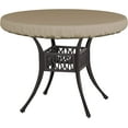 thumbnail image 1 of Covers & All Housse de Dessus de Table Ronde, Housse de Table de Patio 12 Oz Imperméable, Résistante aux UV et aux Intempéries, Housse de Table d'Extérieur pour Meubles de Patio d'Extérieur et Table Basse (48 Pouces Dia x 4 Pouces H Pouces, Beige), 1 of 4