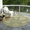 thumbnail image 6 of Addison Rugs Chantille Indoor/Outdoor Traditional Global Aloe Washable Round Rug, 8' x 8', 6 of 6