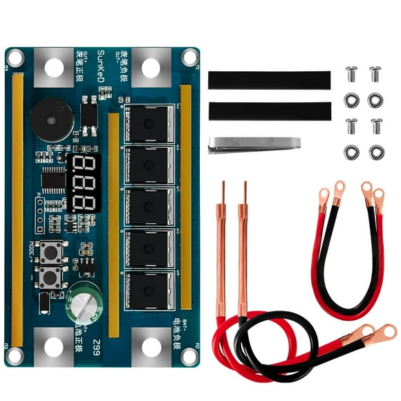 Amdohai 99 Gears of Power Adjustable Spots Welding Machine Control Board for Welding Cylindrical Lithium Battery Nickel-metal Hydride Batteries and 0.1-0.2mm Nickel Sheet