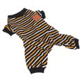 thumbnail image 3 of 4 Legged Dog Pajamas Polyester High Collar Yellow and White Stripes Dog Pajamas for Photo Shoots ANGGREK Otros, 3 of 8