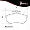 thumbnail image 1 of Balata Garanti Para Volkswagen Jetta 1993 - 1997 (Garanti), 1 of 2