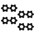 thumbnail image 1 of Nonslip Grip Dumbbell Nut Spinlock Collars Beginners Black 8Pcs, 1 of 5