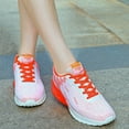 thumbnail image 2 of Fashion Women's Breathable Running Shoes, Orange, Size 8.5, 2 of 9
