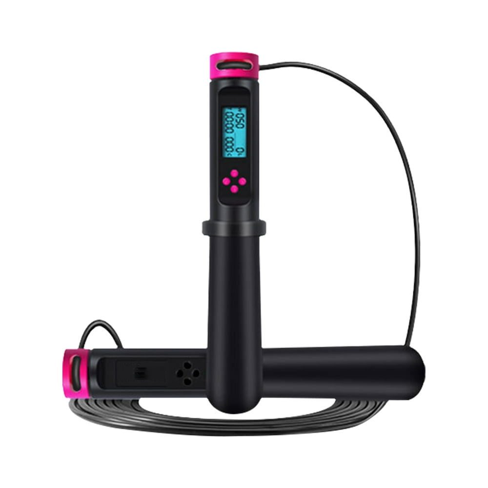 Electronic Jumping Ropes Speed Exercise Training Lightweight Portable Skipping Rope with Soft
