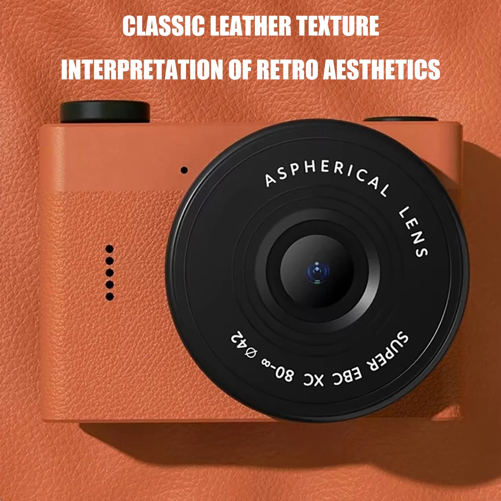 Retro Small Camera 1.54inch Screen Indoor Home Outdoor 720P Sports Camera Video Recorder with LED Fill Light Recording
