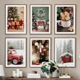 thumbnail image 3 of Carteles e impresiones de galletas de Navidad, arte de pared de figura de rey de coche rojo, pintura en lienzo, decoración de sala de estar, imagen de pared para el hogar, regalo, 3 of 4